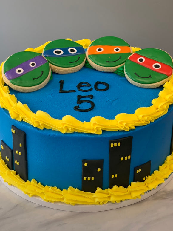 Turtle Themed Cake (9 inch)
