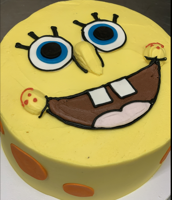 Sponge Bob Cake (6 inch or 9 inch)