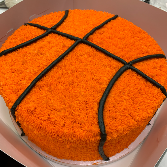 Basketball Cake (6 inch or 9 inch or 12 inch)