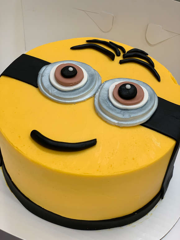 Minion Cake (6 inch or 9 inch or 12 inch)
