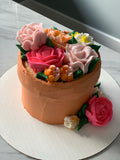 6 Inch Flower Pot Cake (serves 10)